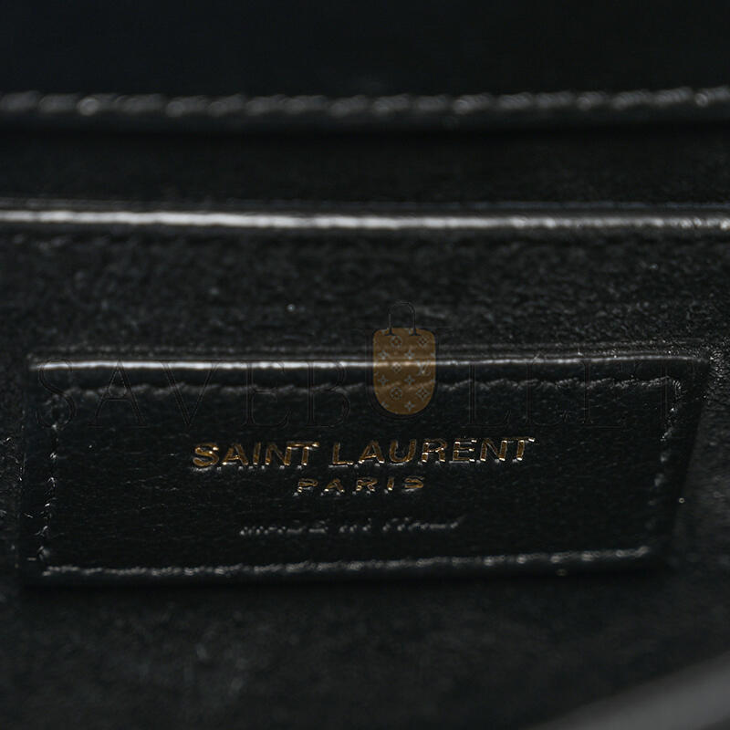 YSL SUNSET MEDIUM IN SUEDE AND LEATHER 422906 (22*16*8cm)